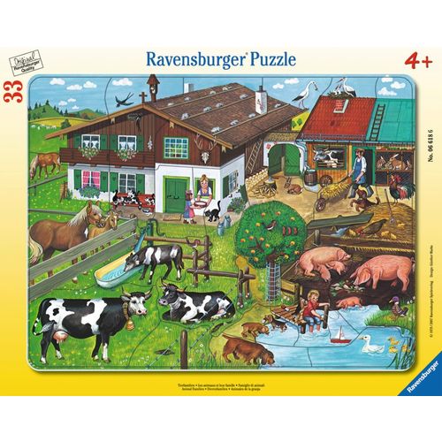 Ravensburger Puzzle Upoznajte životinje na farmi - 33 komada slika 1