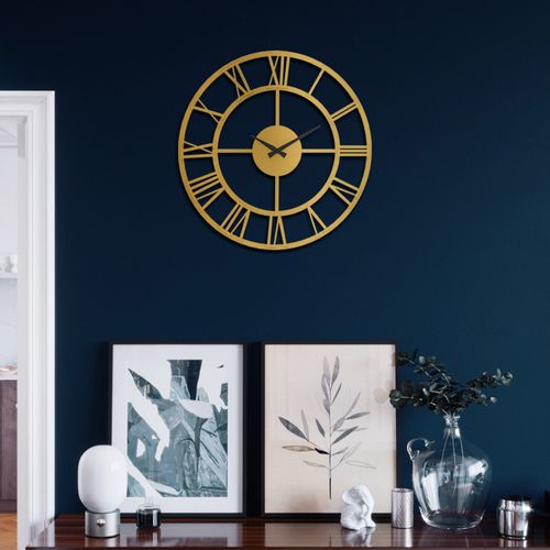 Wallity Ukrasni metalni zidni sat Roman Metal Wall Clock - APS035 slika 1