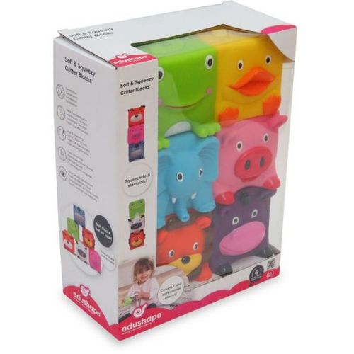 Edushape kocke Soft & Squeezy Critter Blocks slika 2