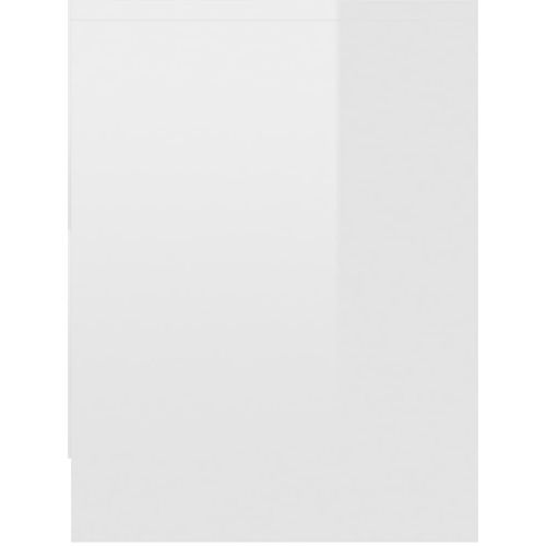 Noćni ormarić visoki sjaj bijeli 40 x 30 x 40 cm od iverice slika 26