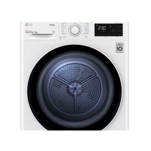 LG RH80V9AV3N Mašina za sušenje veša sa toplotnom pumpom, 8 kg, Eco Hybrid™ DUAL inverter, kondenzator sa automatskim čišćenjem, ThinQ™, WiFi funkcija slika 5