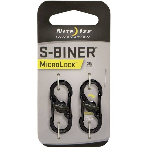 NITE Ize NI-LSBM-01-2R3 karabiner  MicroLock S-Biner 2  35 mm x 15 mm x 7 mm  2 St. slika 4