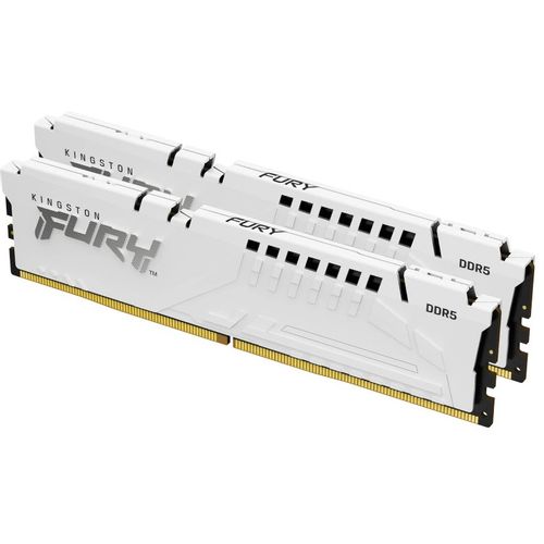 Kingston DIMM DDR5 64GB (2x32GB kit) 6000MT/s KF560C40BWK2-64 FURY Beast White XMP slika 1