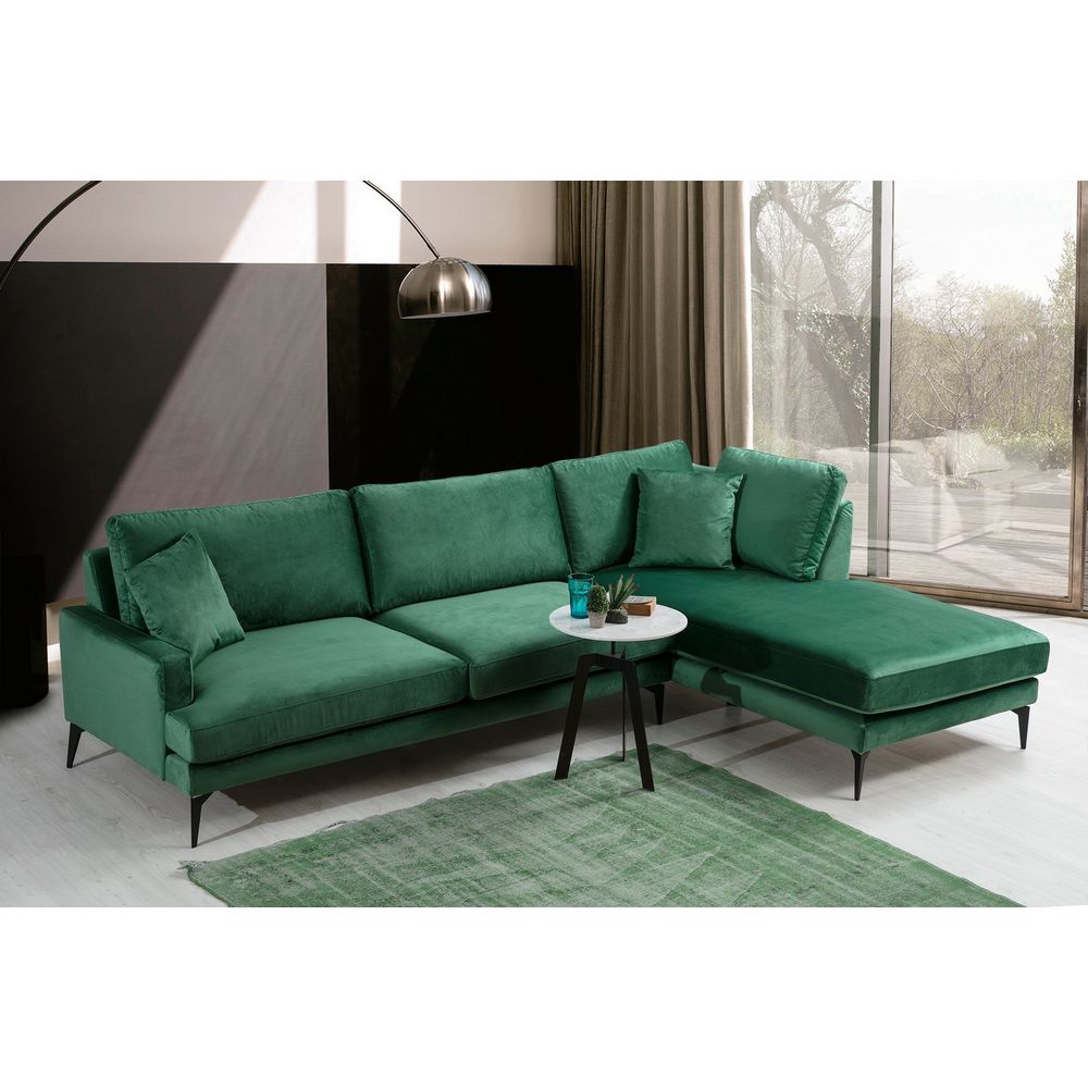 Papira Corner (L3+CHL) Zeleni Kutni Sofe slika 3