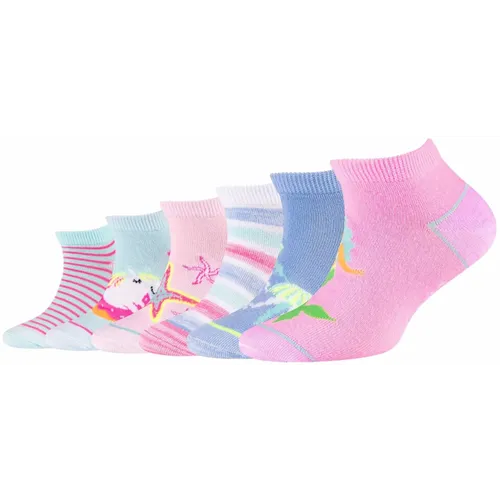 Skechers 6ppk girls casual fancy sneaker socks sk43081-1001 slika 1