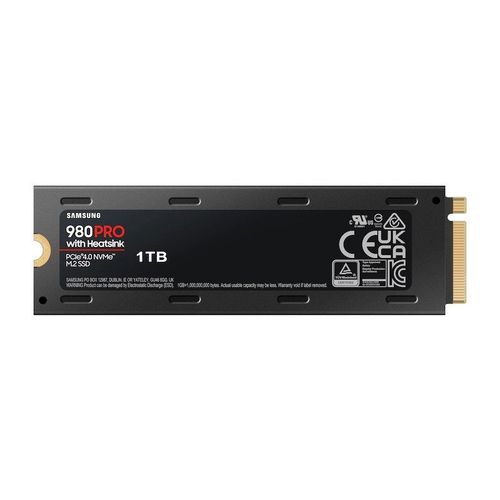 Samsung MZ-V8P1T0CW M.2 NVMe 1TB SSD 980 PRO, Read up to 7000 MB/s, Write up to 5100 MB/s, 2280, w/Heatsink slika 2