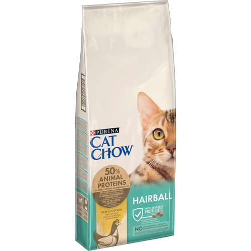 Cat Chow Hairball Control, s piletinom, 15 kg slika 1