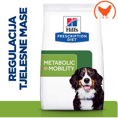 Hill's Prescription Diet Metabolic + Mobility Hrana za Pse s Piletinom, 4 kg slika 1