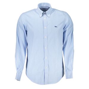 HARMONT &amp; BLAINE MEN'S BLUE LONG SLEEVE SHIRT