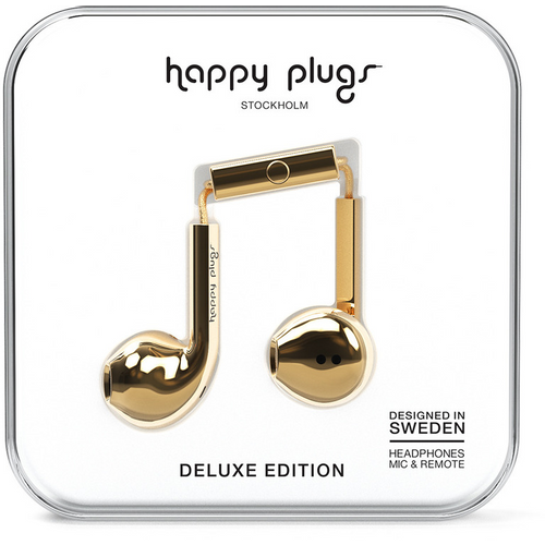 Happy Plugs, Earbud Plus slušalice,Zlatne slika 1