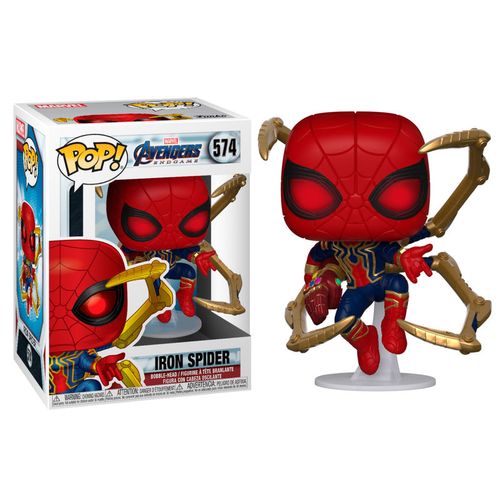 Funko POP figura Marvel Avengers Endgame Iron Spider s Nano Gauntletom slika 1