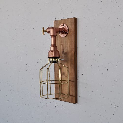 Pp170 Wooden
Rose Gold Wall Lamp slika 3