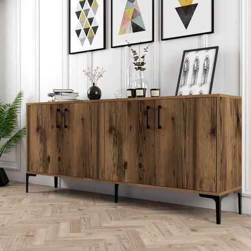 Woody Fashion Komoda, Kiev - Walnut slika 3