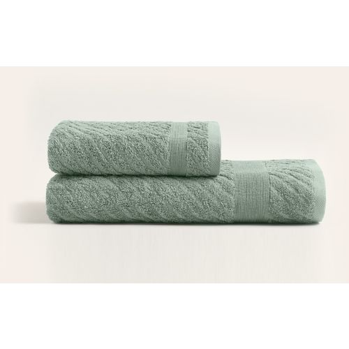 1015A-071-2 Green Bath Towel Set (2 Pieces) slika 2