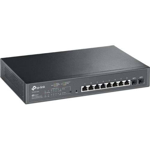 TP-LINK JetStream 8-Port Gigabit Smart PoE+ & 2-Port Gigabit SFP preklopnik slika 3