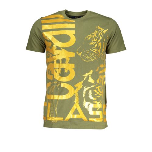 CAVALLI CLASS GREEN MEN'S SHORT SLEEVED T-SHIRT slika 1