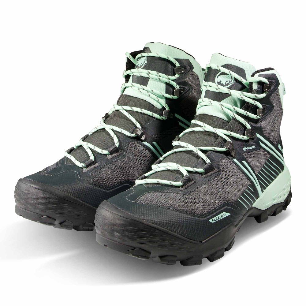 MAMMUT Ženske gležnjerice Ducan II High GTX Steel/Neo Mint slika 3
