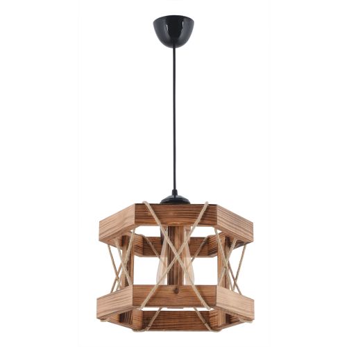 Hexagonal Antiquation Brown Chandelier slika 3