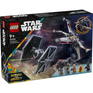 LEGO® STAR WARS™ 75393 TIE Fighter i X-Wing u kombinaciji