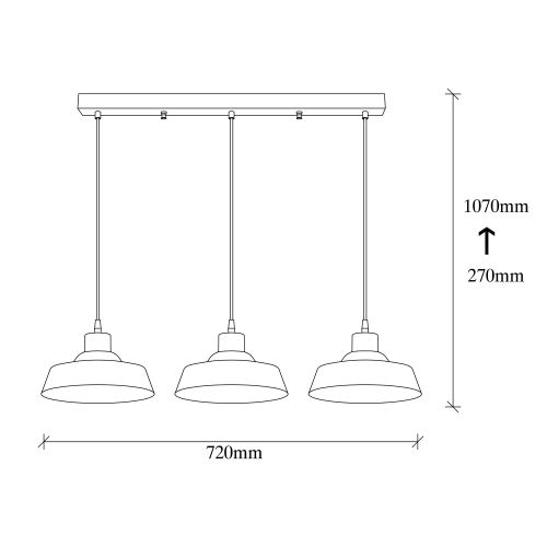 Berceste - 189VINTAGE-S1 Vintage Chandelier slika 3