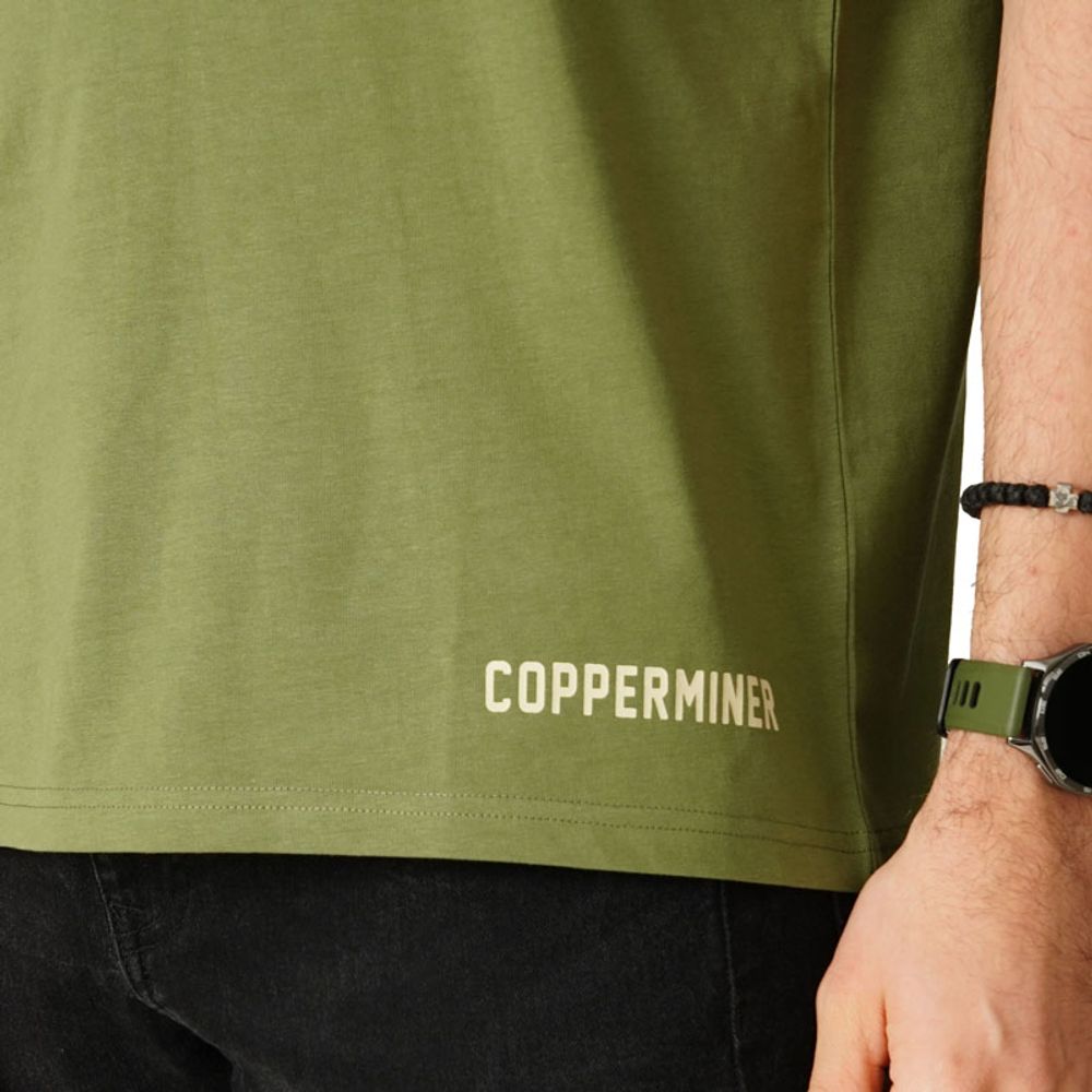 Copperminer Muška majica kratkih rukava Hill, Zelena slika 4