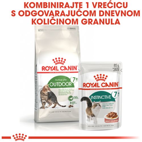 ROYAL CANIN FHN Outdoor +7, potpuna i uravnotežena hrana za mačke starije od 7-12 godina, za mačke koje često izlaze iz kuće i redovito su aktivne, 2 kg slika 3