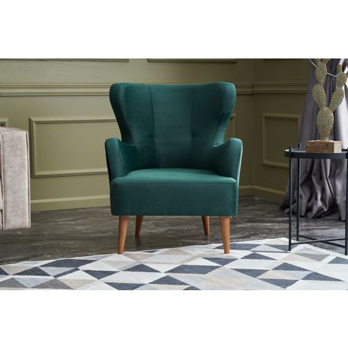 Karina - Petrol Green Petrol Green Wing Chair slika 2