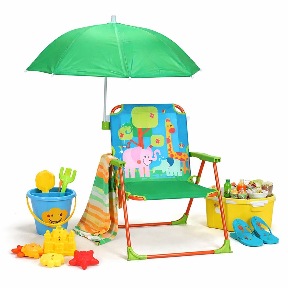 Kinder Home Sklopiva dječija stolica sa suncobranom Toffy slika 7