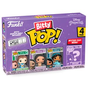 Blister 4 figure Bitty POP Disney Princeza Belle