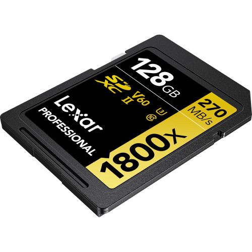 Lexar SD 128GB 1800x SDXC UHS-II card, 270MB/s read 180MB/s write C10 V60 U3 slika 3