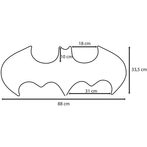 Batman Night - Large - White White Decorative Wall Led Lighting slika 7