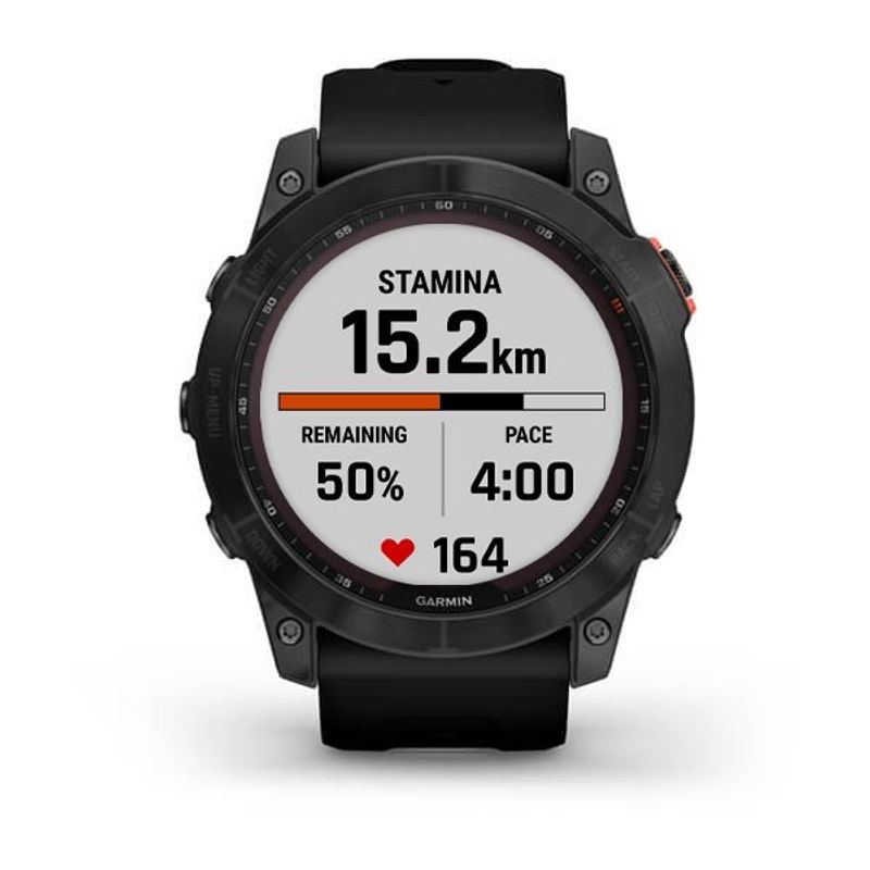 GARMIN Garmin fenix 7X SOLAR Slate Gray crni remen image