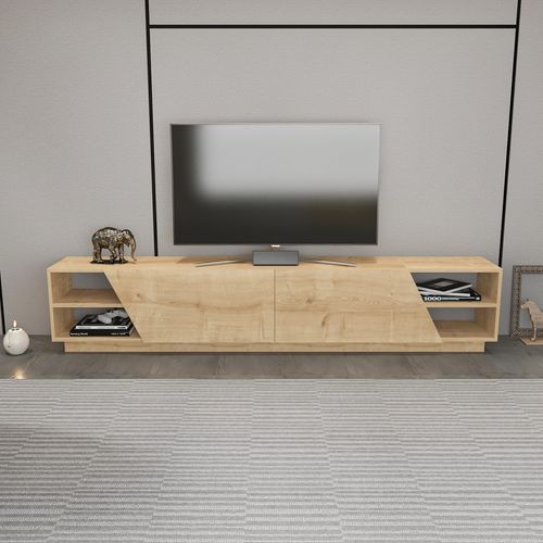 Rhodes - Oak Oak TV Stand slika 1