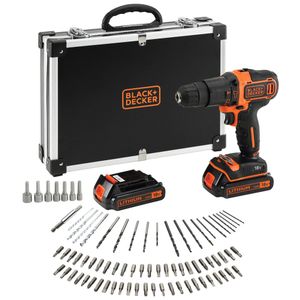 Black & Decker BDCHD18BAFC aku udarna bušilica 18V sa priborom 