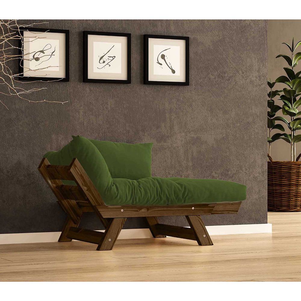 Sofa za vrt sa jednim mestom, CPT8140-140, boje: orahova zelena slika 2