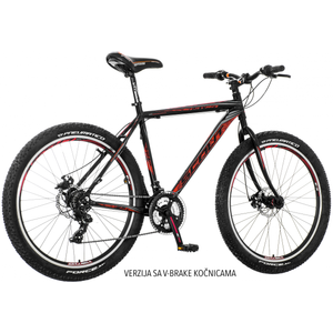 Visitor - NIT271 27,5"/21" SCOUT NITRO V-BRAKE CRNO CRVENO SIVI - mountain bike