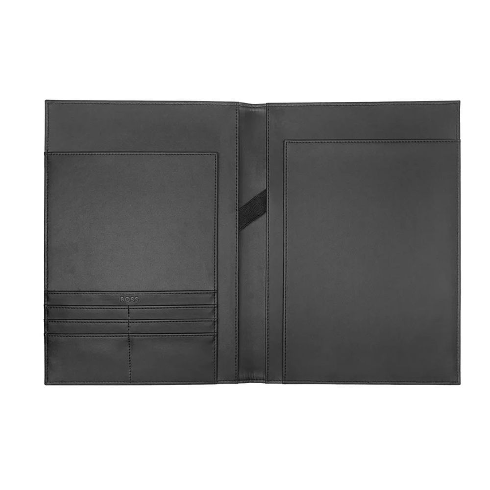 Hugo Boss Mapa konferencijska A5 Monogram HDM412A crna slika 2