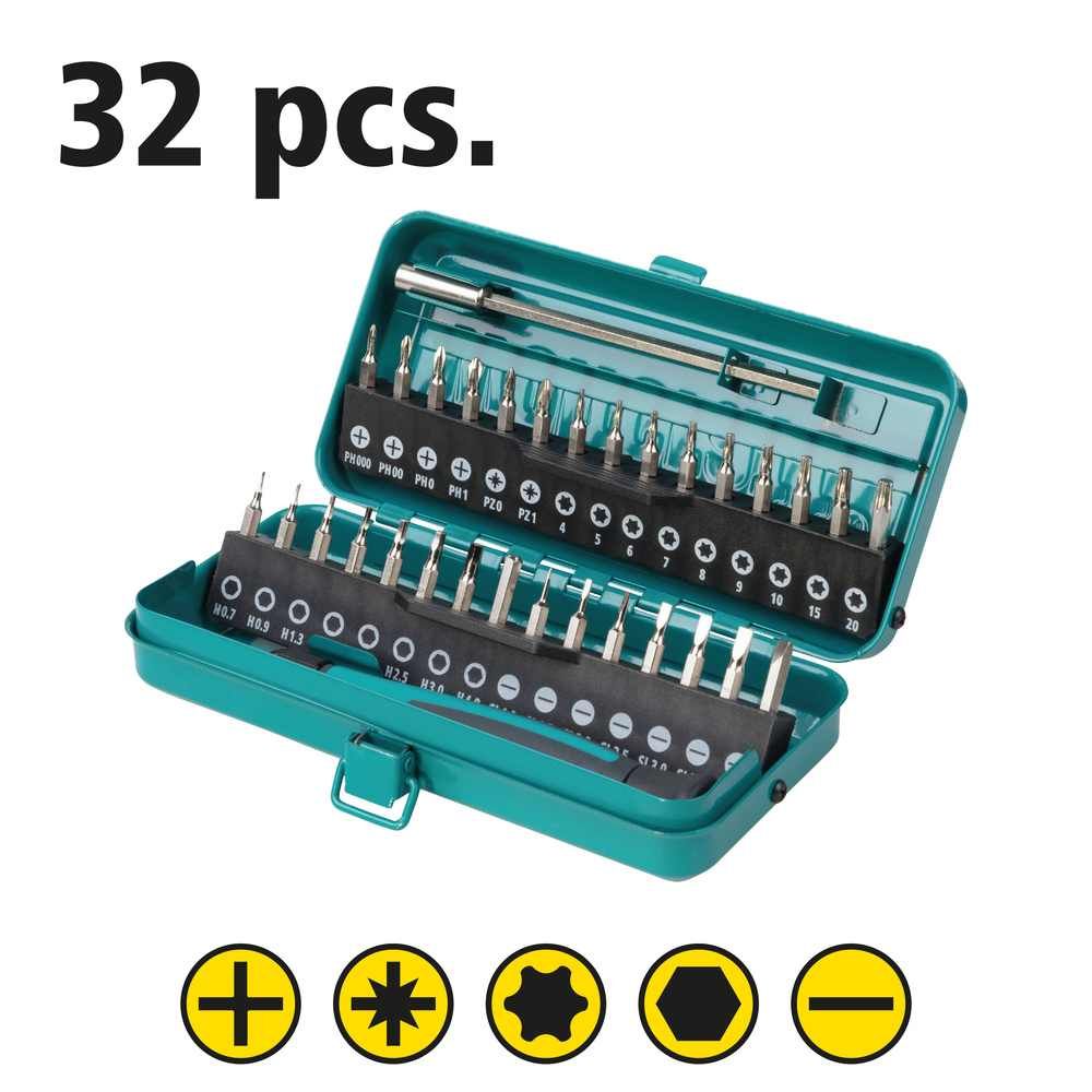 Wolfcraft Set Bit Nastavaka + Ručka "MICRO BIT BOX" / 32 dijelni - 1389000 slika 4