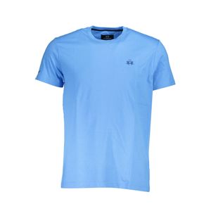 LA MARTINA LIGHT BLUE MAN SHORT SLEEVE T-SHIRT