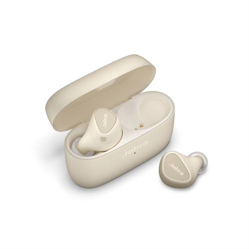 Jabra Elite 5 Titanium Gold Beige Bluetooth slušalice slika 1