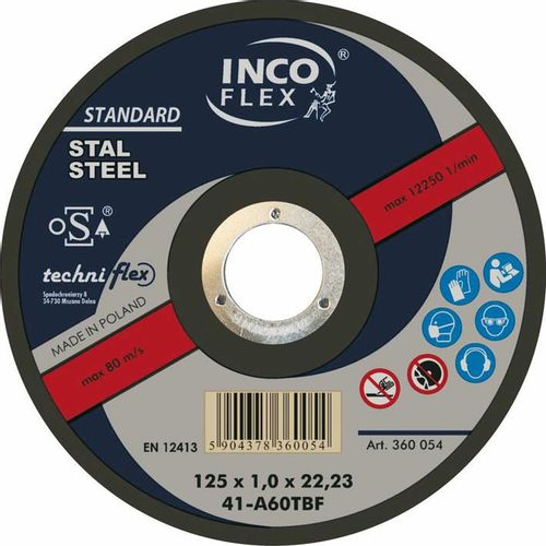 Incoflex brusni disk za metal 125*6,5 slika 1