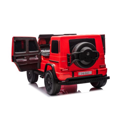 Licencirani auto na akumulator Mercedes Benz G63 AMG XXL MP4 - dvosjed - crveni slika 8