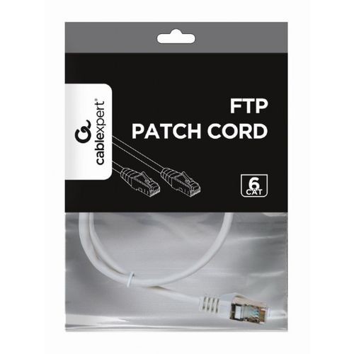 PP6-0.5M/W Gembird Mrezni kabl, CAT6 FTP Patch cord 0.5m white slika 3