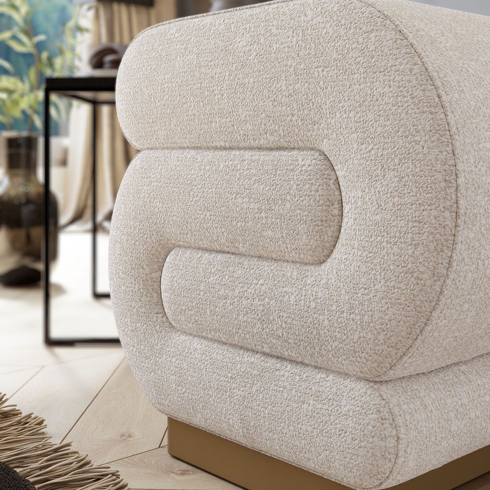 Sally - Kremasti Pouf slika 6