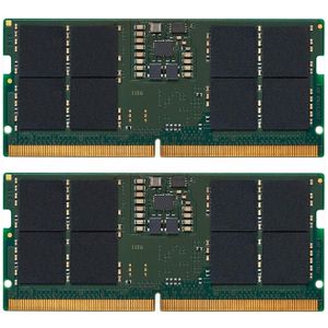 Kingston KVR52S42BD8K2-64 DDR5 64GB (2x32GB) SO-DIMM 5200MHz, Non-ECC Unbuffered, CL42 1.1V, 262-pin 2Rx8, Memory Kit