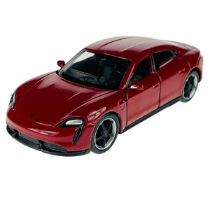 Porsche Taycan Turbo S dark red 1:34