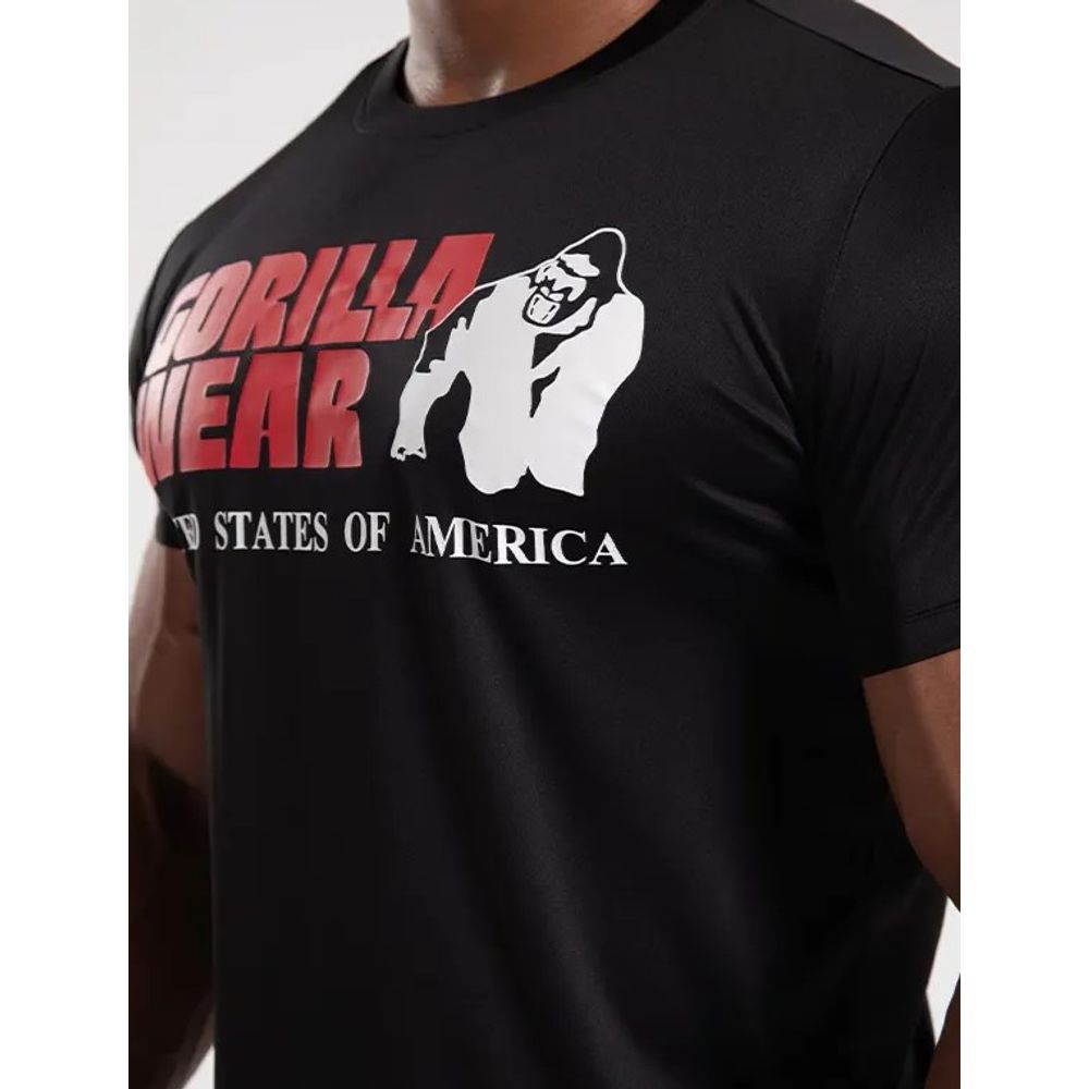Gorilla Wear CLASSIC Majica za trening, Crna slika 3
