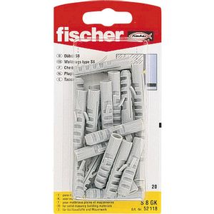 Fischer S 6 GK razuporna tipla 30 mm 6 mm 52116 30 St.