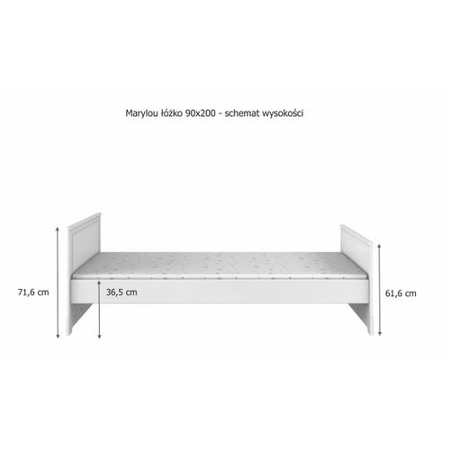 Bellamy Marylou krevet 90x200 cm slika 2