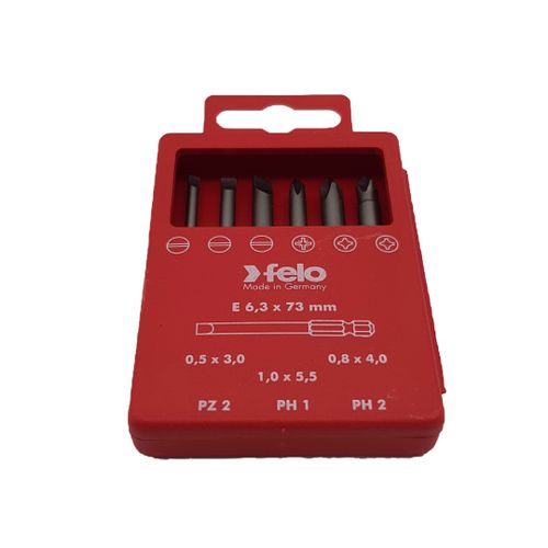 Set bitova Felo Industrial Bit-box Profi 73 mm SL/PH/PZ 03092716 6 kom slika 2